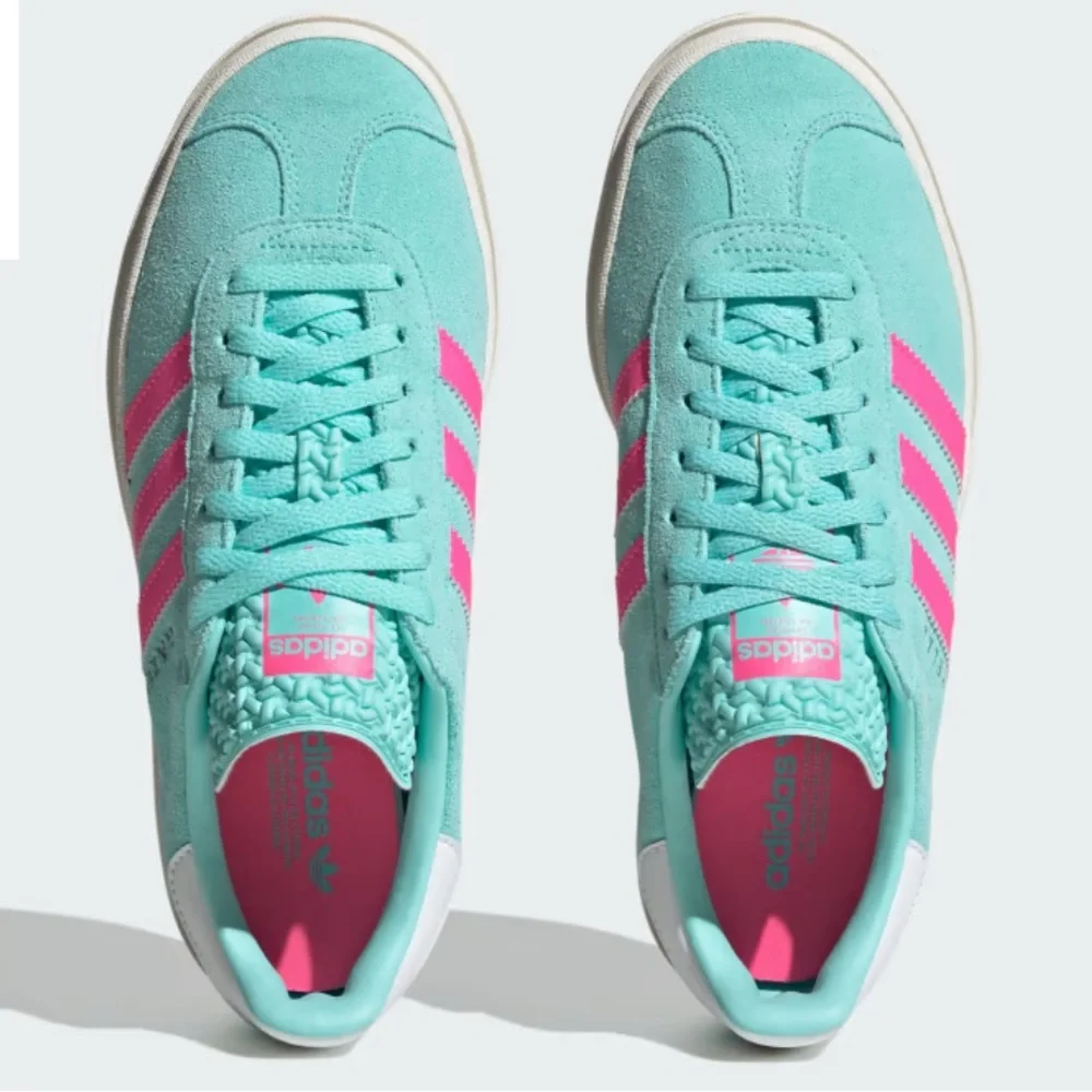 adidas Gazelle Bold Flash Aqua Lucid Pink - Picture 5 of 11